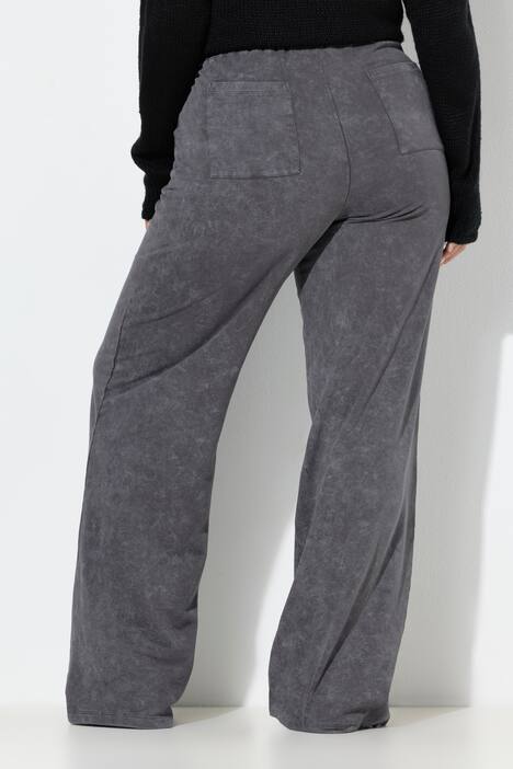 Pantalón, ancho, sport, costura decorativa