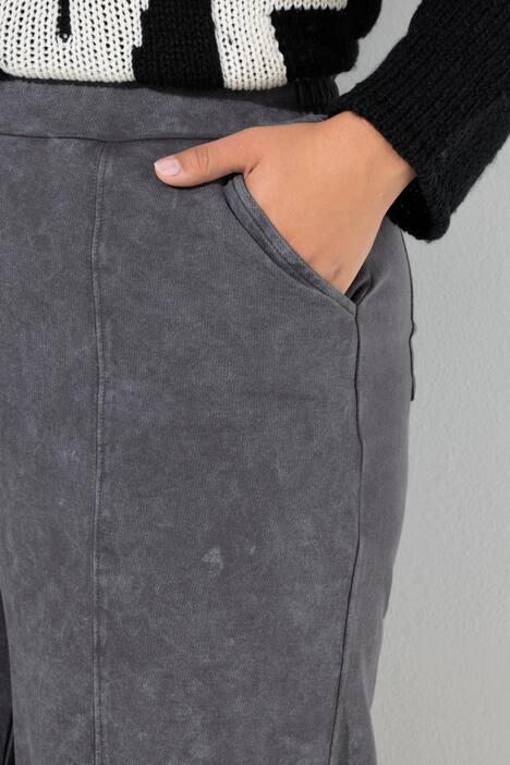 Pantalón, ancho, sport, costura decorativa