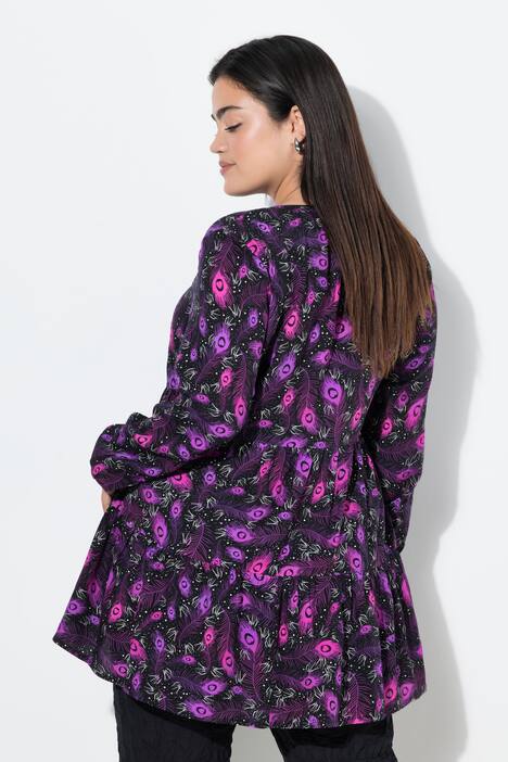 Bluse, fjerprint, flæser