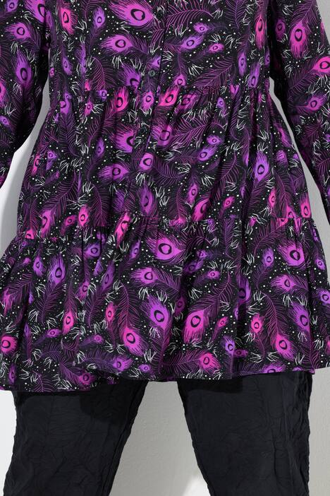 Bluse, fjerprint, flæser