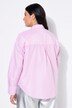 Chemisier oversize, rayures scintillantes