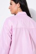 Chemisier oversize, rayures scintillantes