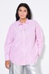 Chemisier oversize, rayures scintillantes