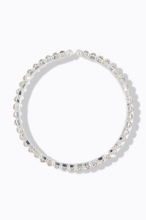 Brazalete, piedras decorativas, forma abierta