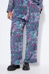 Pantalon coupe Wide Legs, tissu crêpe et imprimé à fleurs
