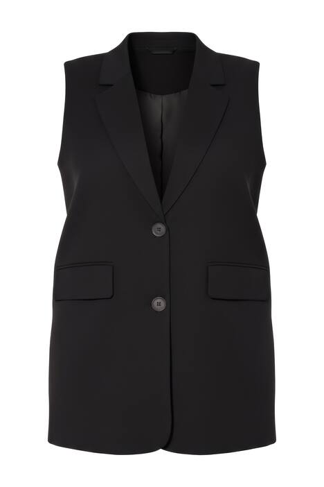 Vesta k obleku, oversize, zadní rozparek s knoflíkem