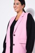 Gilet, oversized, split met knoop op de achterkant