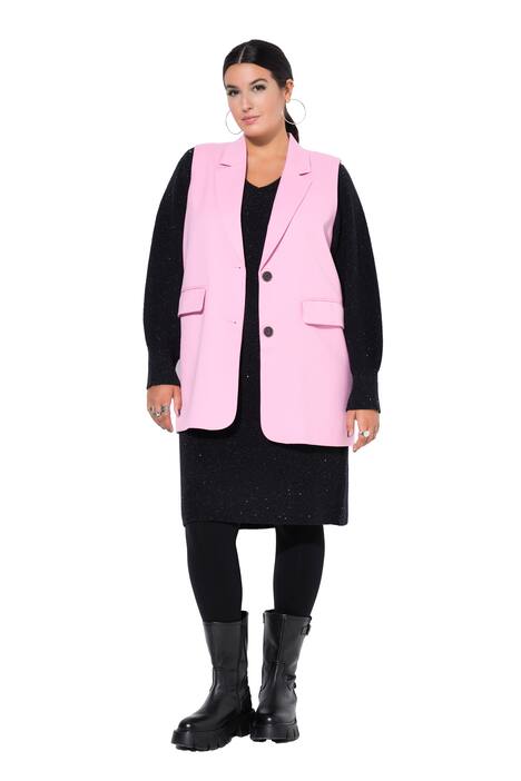 Vesta k obleku, oversize, zadní rozparek s knoflíkem