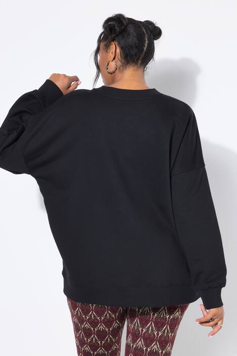 Sweatshirt, Oversize Shape, extra lang, OEKO-TEX