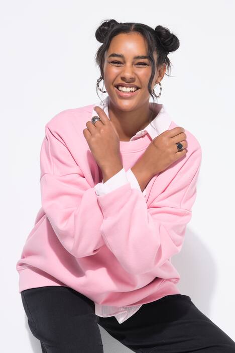 Sweatshirt, Oversize Shape, extra lang, OEKO-TEX