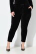 Pantaloni dal taglio affusolato in morbido jersey con tasche leopardate