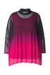 Síťovaná halenka, oversize, barevný přechod, neprůhledný top