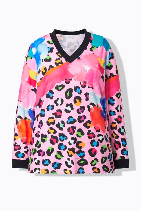 Sweatshirt, Regular Fit, bloemmotief