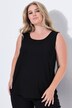 Blusa dal taglio oversize in mesh con design floreale e top coprente