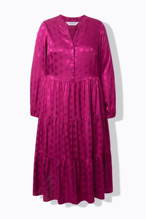 Robe maxi, imprimé rayons scintillants, coupe évasée