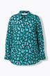 Camicia dal taglio dritto e ampio con colorato design leopardato