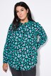 Camicia dal taglio dritto e ampio con colorato design leopardato
