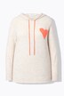 Pull à capuche, petit cœur, coupe Straight Fit