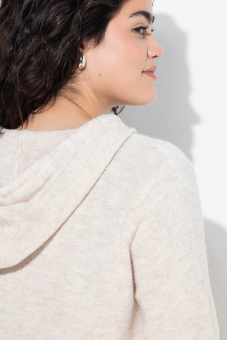 Pull à capuche, petit cœur, coupe Straight Fit