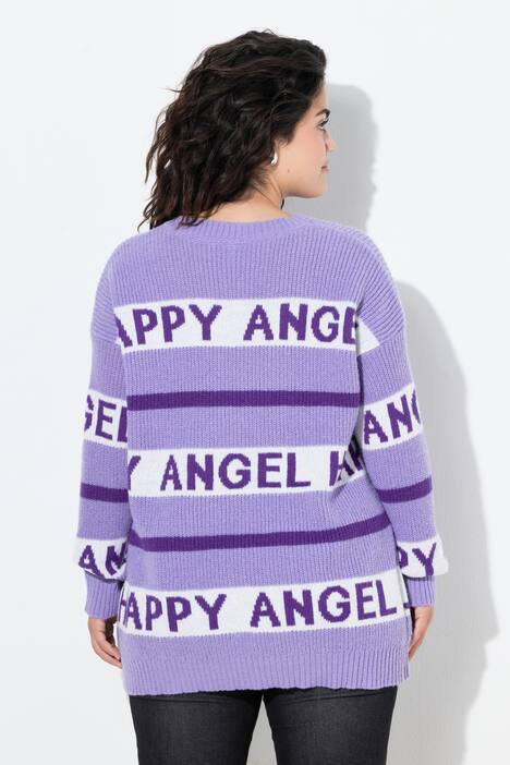 Suéter, oversize, rayas Happy Angel
