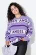 Svetr, oversize, Happy Angel pruhy