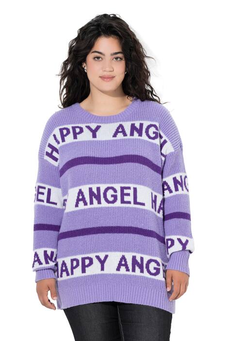 Svetr, oversize, Happy Angel pruhy