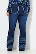 Lea bootcut-jeans, med frynsekantsøm og 5 lommer