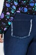 Lea bootcut-jeans, med frynsekantsøm og 5 lommer