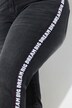 Lea mom-jeans, sidestriber med wording, 5-pocket
