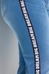 Lea mom-jeans, sidestriber med wording, 5-pocket