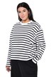 Mikina, extra oversize, pruhy