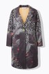 Blazer dal taglio lungo e comodo con stampa effetto patchwork