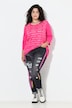 Slim jeans Irma, smalt ben, fargepatches, 5-lommer