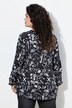 Blouse manches longues, imprimé all-over et coupe évasée