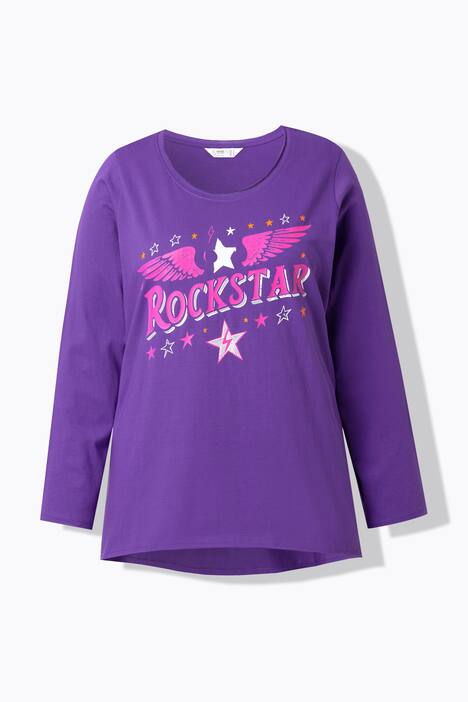 T-skjorte, A-linje, rockstar, langermet