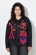 Chaqueta college, ligeramente oversize, estampados