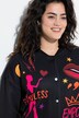 Chaqueta college, ligeramente oversize, estampados
