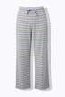 Pantalon en jersey à rayures, coupe Wide Legs, taille élastique