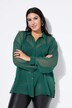 Bluse, oversized, chiffon med struktur, langermet