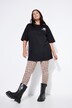 T-shirt, oversized, print foran og bagpå
