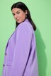 Blazer, oversized model, voering met luipaardmotief