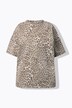 T-shirt oversize, imprimé léopard