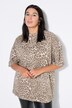T-shirt oversize, imprimé léopard