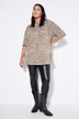 T-shirt oversize, imprimé léopard
