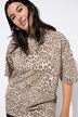 T-shirt oversize, imprimé léopard