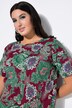 T-shirt, oversized, Paisley-print, korte ærmer