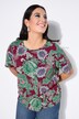 T-shirt, oversized, Paisley-print, korte ærmer