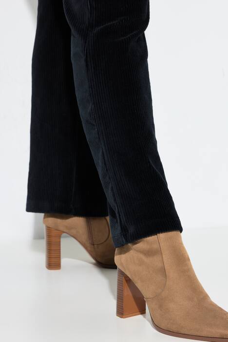 Corduroy instapbroek Mary, elastische tailleband, biologisch katoen