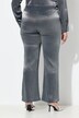 Pantalon rose, reflets métalliques, jambe large et taille confortable