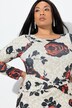 Jersey jurk, Slim Fit, rozen, V-hals aan de achterkant